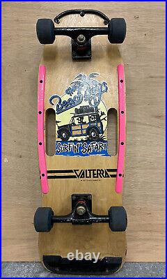 RARE Vintage 1987 Valterra Beach Boys Surfin' Safari Collectible Skateboard