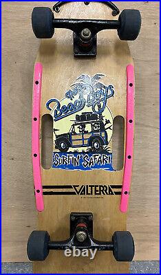 RARE Vintage 1987 Valterra Beach Boys Surfin' Safari Collectible Skateboard