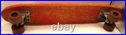 RARE Vintage Chicago Wooden Orange Skateboard
