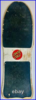 RARE Vintage OG Santa Cruz Special Edition 80s Skateboard 5 Ply White