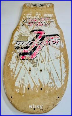 RARE Vintage OG Santa Cruz Special Edition 80s Skateboard 5 Ply White