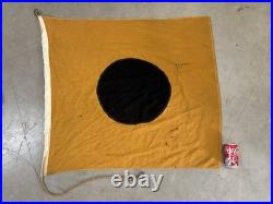RARE Vintage Original 1960s California SURFING No Surf BLACK BALL Beach FLAG RARE Vintage Original 1960s California SURFING No Surf BLACK BALL Beach FLAG