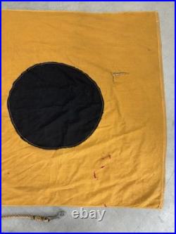RARE Vintage Original 1960s California SURFING No Surf BLACK BALL Beach FLAG RARE Vintage Original 1960s California SURFING No Surf BLACK BALL Beach FLAG