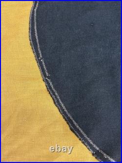 RARE Vintage Original 1960s California SURFING No Surf BLACK BALL Beach FLAG