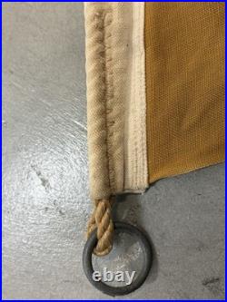 RARE Vintage Original 1960s California SURFING No Surf BLACK BALL Beach FLAG