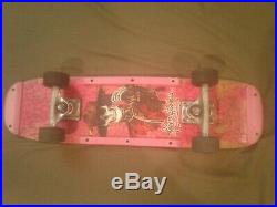 RARE Vintage Powell Peralta Kevin Harris complete Freestyle skateboard -HOT PINK
