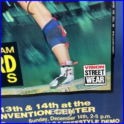 RARE Vision Street Wear 1986 Holiday Havoc Poster Skateboarding Anaheim SIGNED