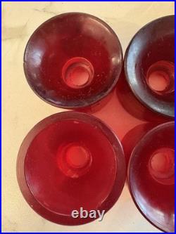 RARE? WIDE 1970s-80s N. O. S. VINTAGE UNUSED RED SKATEBOARD WHEELS/DOGTOWN LQQK