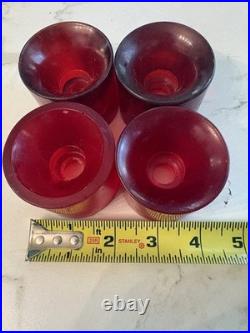 RARE? WIDE 1970s-80s N. O. S. VINTAGE UNUSED RED SKATEBOARD WHEELS/DOGTOWN LQQK
