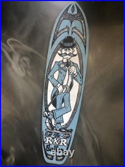 R&R Sales Vintage Fiberglass Skateboard deck 1970's RR Sailor