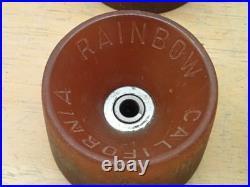Rainbow California Vintage Old School Skateboard Wheels Rainbow California Vintage Old School Skateboard Wheels