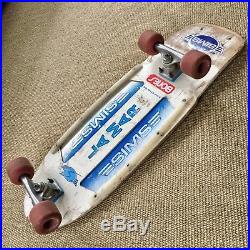 Rare 1979 vintage complete skateboard Sims LaMar / Tracker trucks / Bones