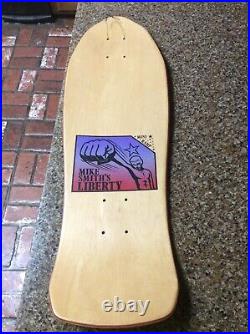 Rare 1989 NOS Mike Smith Liberty Skateboard Vintage OG Deck HTF