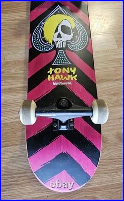 Rare Birdhouse Tony Hawk Skull Ace Spades Complete Skateboard Deck Steadham