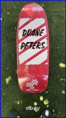 Rare DUANE PETERS SANTA CRUZ PiG PRO SERIES Reissue #10 powerply