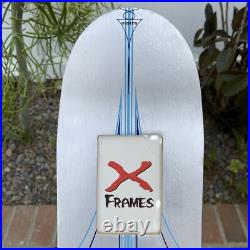 Rare Madrid Skateboard/Longboard Picture Frame 36 x 8 Hawaii Hibiscus Graphics