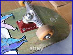 Rare Marc Johnson Personal Used Skateboard Thunder Trucks Polar Where Do We Go