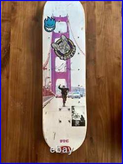 Rare Miles Silvas Signed Skateboard Ridden by Miles San Francisco Bridge