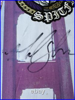 Rare Miles Silvas Signed Skateboard Ridden by Miles San Francisco Bridge