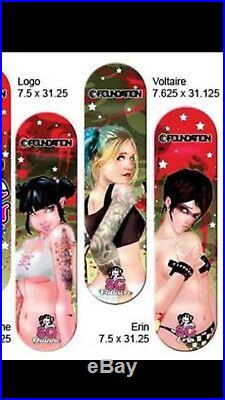 Rare Six Suicide Girls Skateboard Decks Never Mounted Used As Wall Hangers