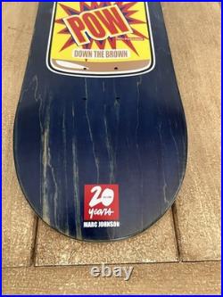 Rare Skateboard Deck Chocolate Marc Johnson Chocolate Pow Y2K Mike York Vintage