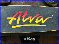 Rare Tony Alva 1977/78 Skateboard, Tracker Trucks, Kryptonic Wheels One Owner