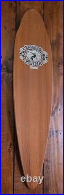 Rare Tunnel Redwood Plank Longboard Skateboard Surfer Deck Only California USA