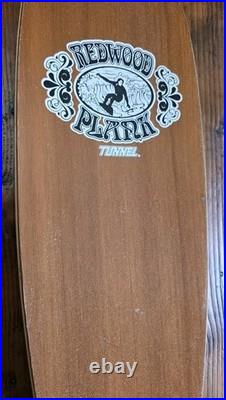 Rare Tunnel Redwood Plank Longboard Skateboard Surfer Deck Only California USA