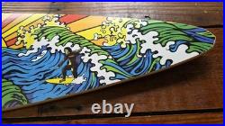 Rare Tunnel Redwood Plank Longboard Skateboard Surfer Deck Only California USA