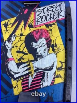 Rare VTG 1980s Street Rocker Skateboard Old School Retro Complete Rare Graphic