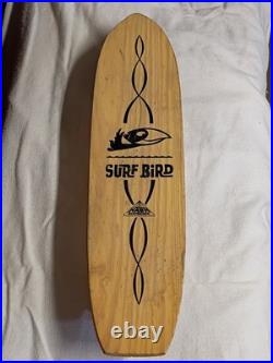 Rare Vintage 1960's Nash 22 Skateboard with Metal Wheels and Black Graphics