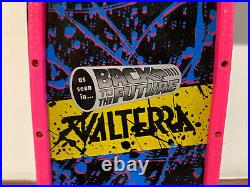 Rare Vintage 1984 VALTERRA BACK TO THE FUTURE Skateboard WithSticker! Great