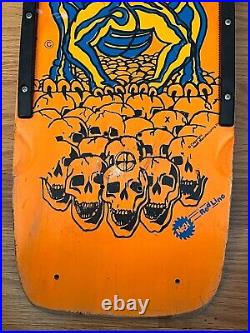 Rare Vintage 1985 Nash Redline Executioner Skateboard Deck Rare Orange Dragon
