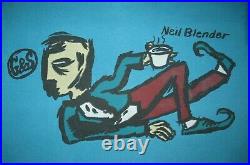 Rare Vintage 80s G&S Skateboard Sweatshirt Neil Blender Autographed Coffee Break