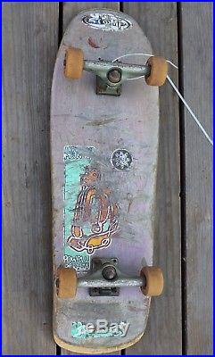 Rare Vintage Ken Parker Vision Skateboard Deck Skate Board Old School Skating