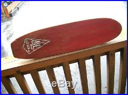 Rare Vintage OLE surfer wooden skateboard sidewalk surfboard 1960s skater surf