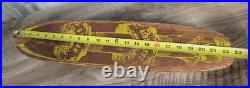 Rare Vintage Wood Skateboard Apollo USA SkateShip 1960's Southern Associated