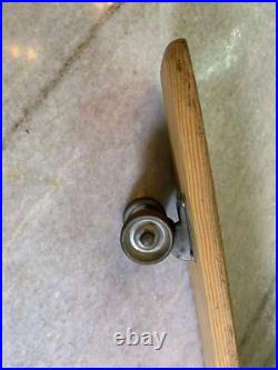 Rare Vintage Wood Wooden Skateboard Metal Wheels Striped Cat Lion Tiger Cheetah Rare Vintage Wood Wooden Skateboard Metal Wheels Striped Cat Lion Tiger Cheetah