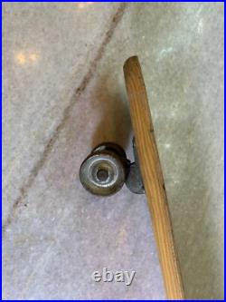 Rare Vintage Wood Wooden Skateboard Metal Wheels Striped Cat Lion Tiger Cheetah Rare Vintage Wood Wooden Skateboard Metal Wheels Striped Cat Lion Tiger Cheetah