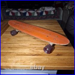 Rare vintage Fiberglass & wood skateboard Targa wheels CALIFORNIA SLALOM trucks