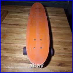 Rare vintage Fiberglass & wood skateboard Targa wheels CALIFORNIA SLALOM trucks