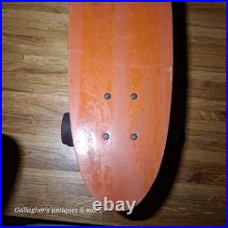 Rare vintage Fiberglass & wood skateboard Targa wheels CALIFORNIA SLALOM trucks