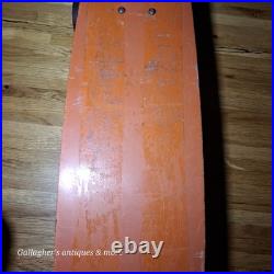 Rare vintage Fiberglass & wood skateboard Targa wheels CALIFORNIA SLALOM trucks