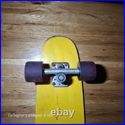 Rare vintage Fiberglass & wood skateboard Targa wheels CALIFORNIA SLALOM trucks