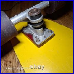 Rare vintage Fiberglass & wood skateboard Targa wheels CALIFORNIA SLALOM trucks