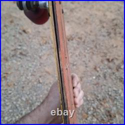 Rare vintage Fiberglass & wood skateboard Targa wheels CALIFORNIA SLALOM trucks