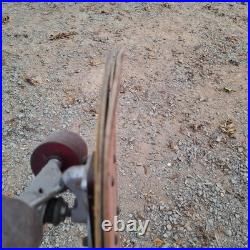 Rare vintage Fiberglass & wood skateboard Targa wheels CALIFORNIA SLALOM trucks