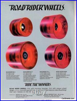 Reduced! ROAD RIDER 4 SKATEBOARD WHEELS Vintage Minty