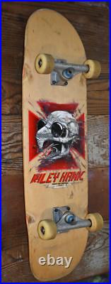 Riley Hawk Skateboard Chicken Skull Baker Vintage