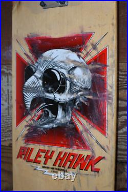 Riley Hawk Skateboard Chicken Skull Baker Vintage